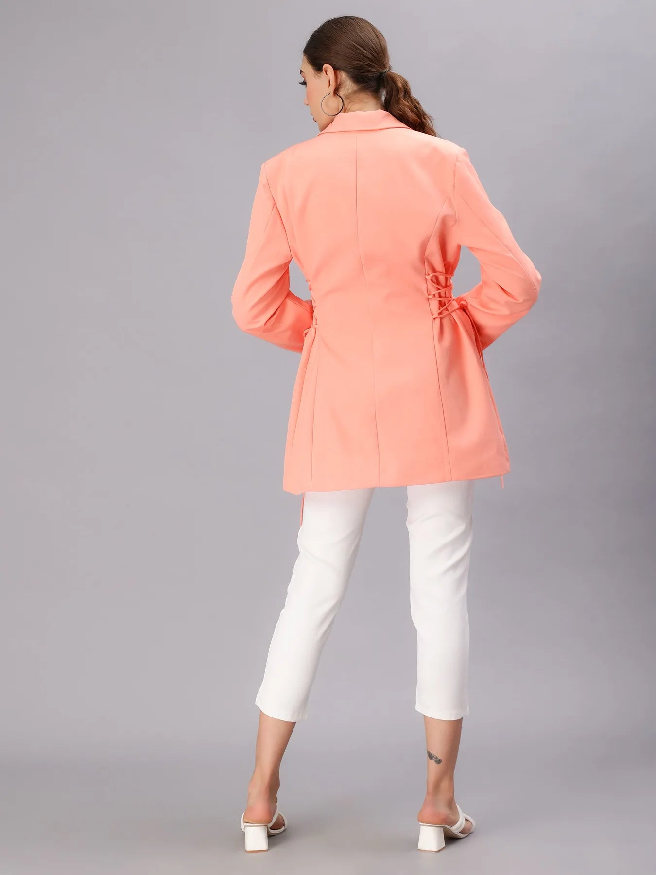 Criss-Cross Oversized Blazer