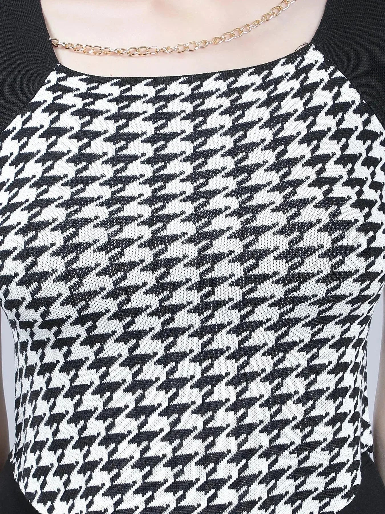 Herringbone Knitted Top