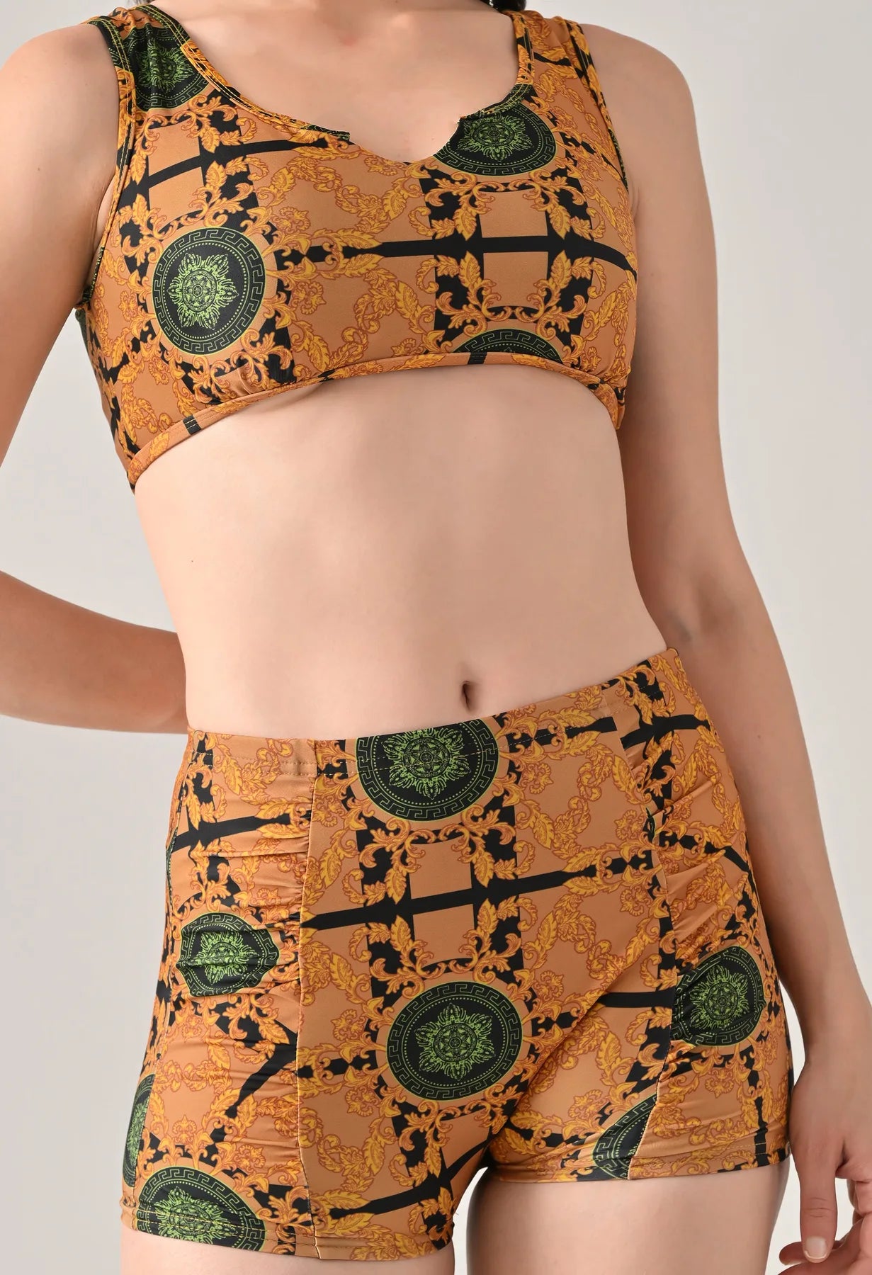 Baroque Two-Piece Swimsuit