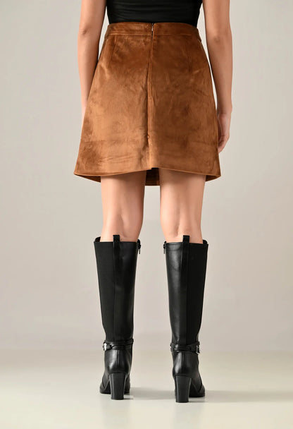 Salnor Suede Mini skirt