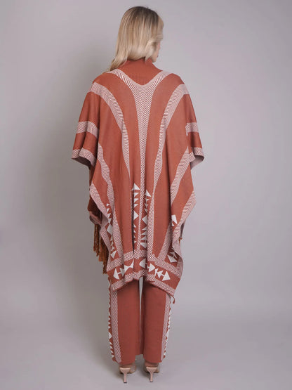 Aztec Printed Three Piece Set