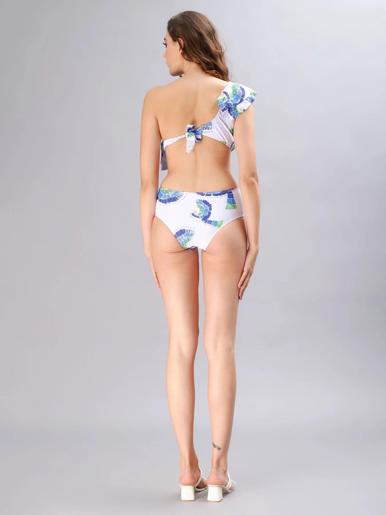 One Shoulder Bikini Set