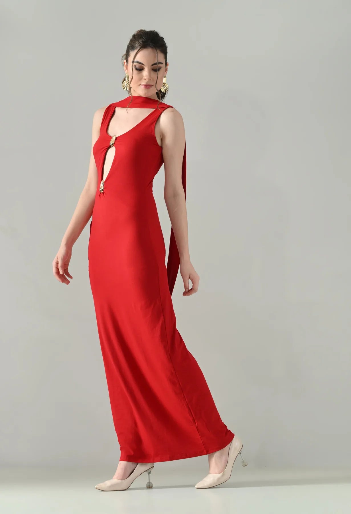 Golden Grace Maxi Dress