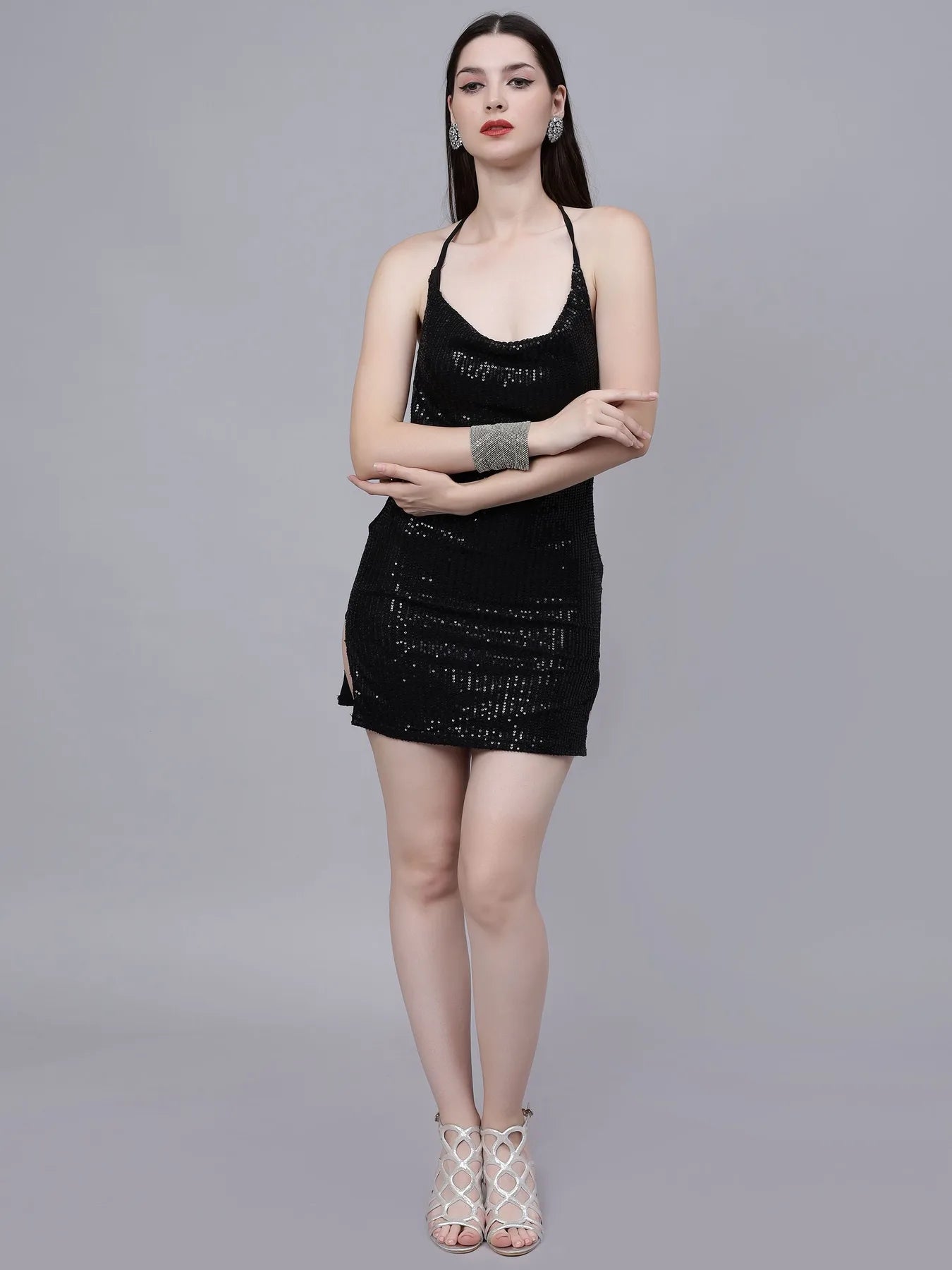 Sexy Sequins Mini Dress