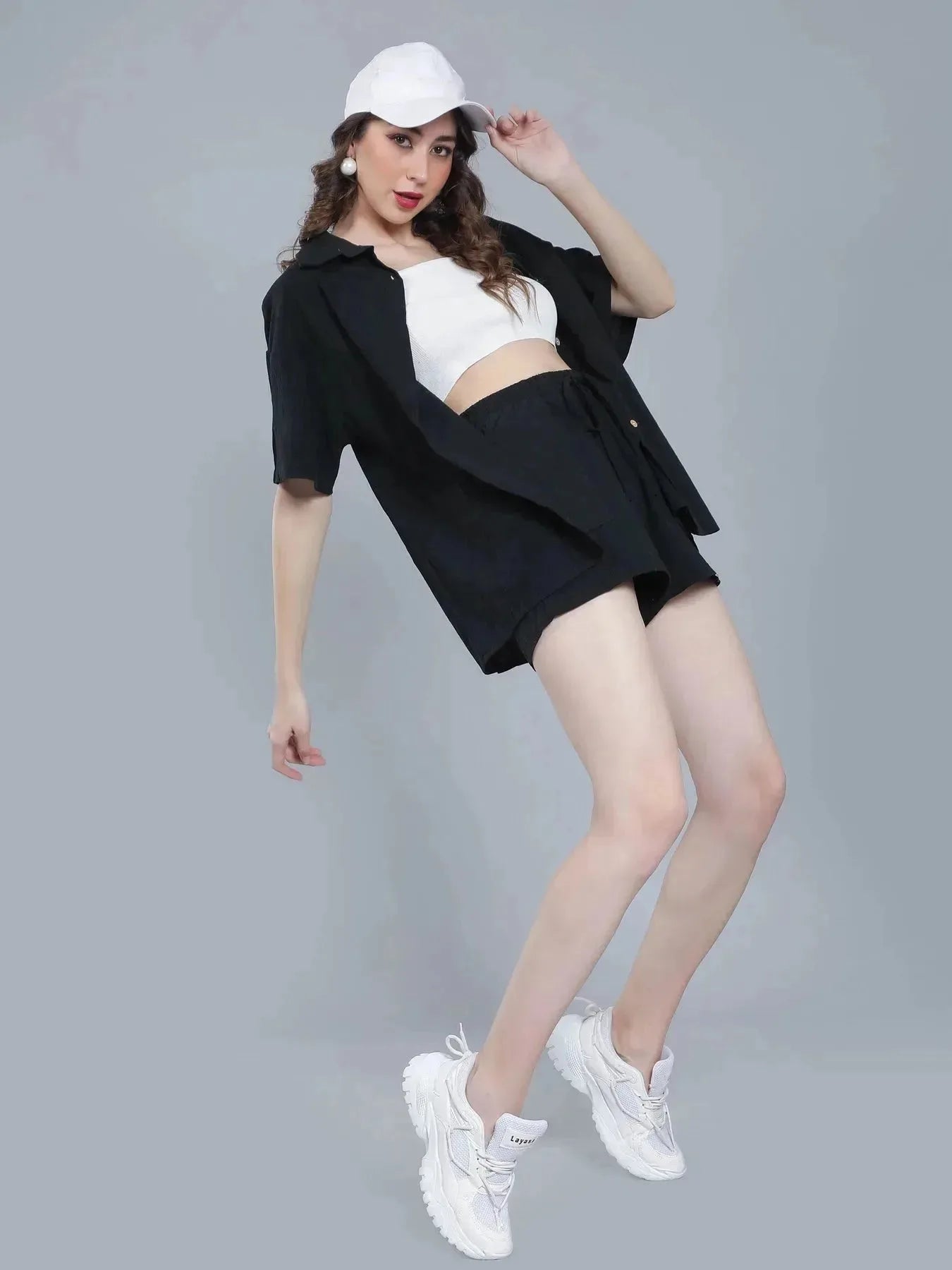 Shirt Shorts Two-Piece Casual Set