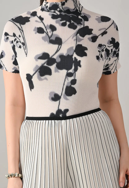 Textura Pleated Two-Piece Set