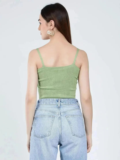 Floral Appliques Cami Top