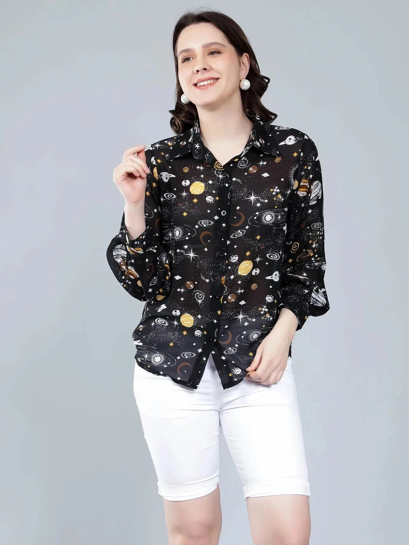 Celestial Print Shirt
