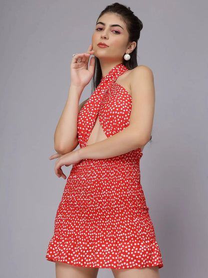 Sexy Backless Mini Bodycon Dress