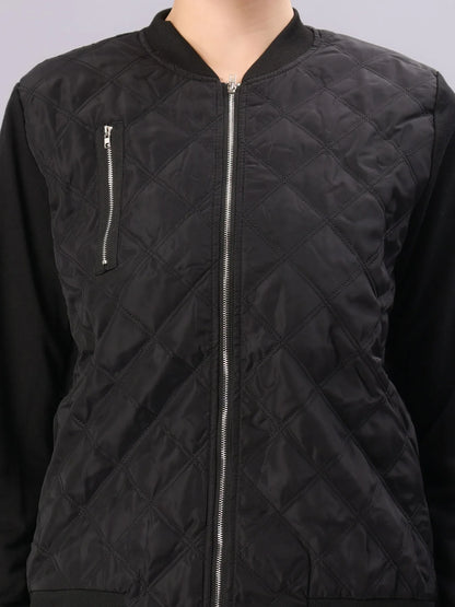 Zipper Bomber Jacket