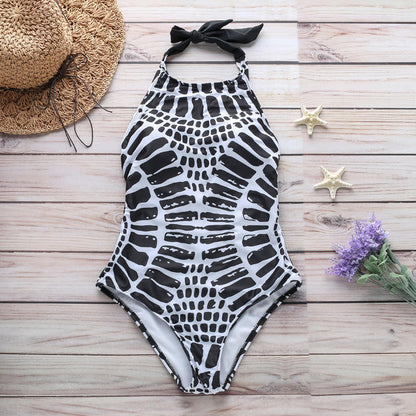 Tribal printed Monokini