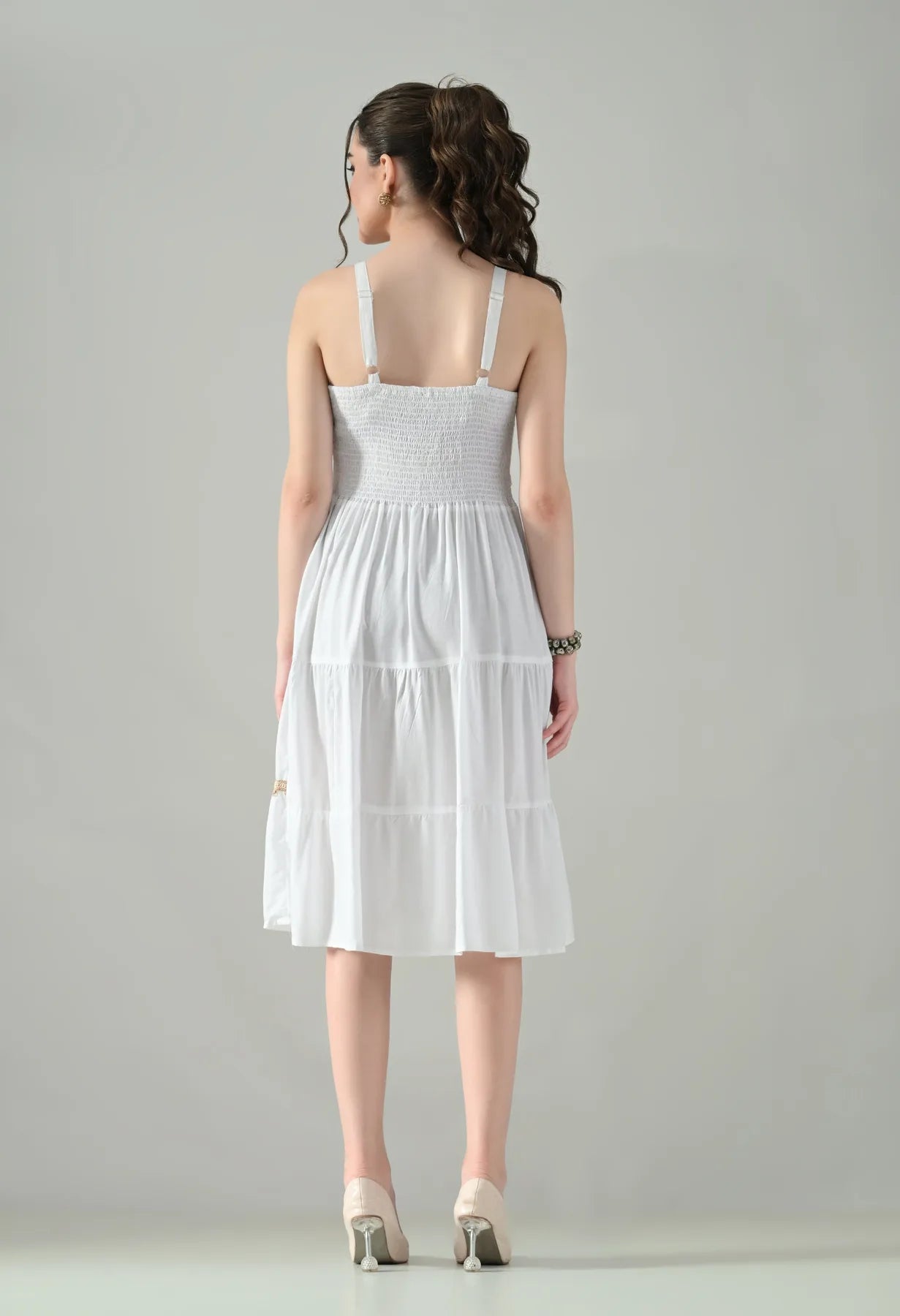 Schiffli Breeze Short Dress