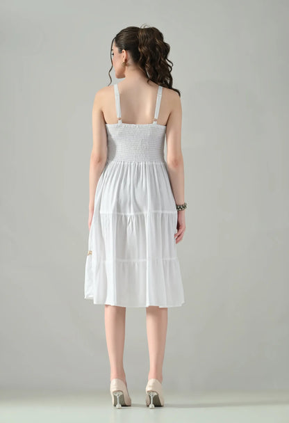 Schiffli Breeze Short Dress