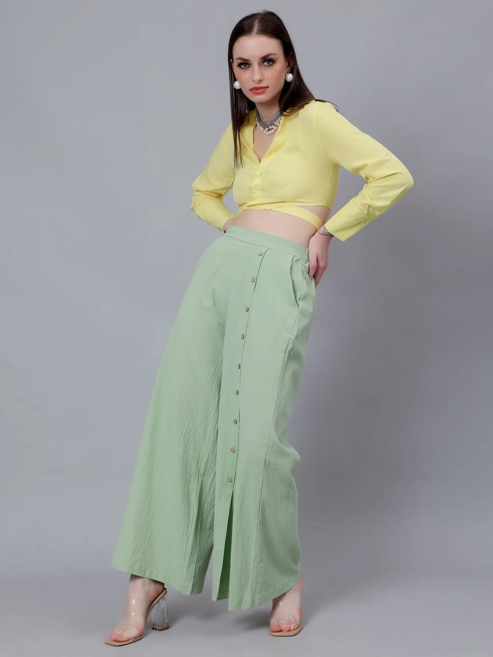 Classic Blouse &amp; Culottes Set