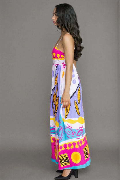 Printed Maxi Sundress
