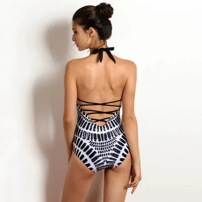Tribal printed Monokini