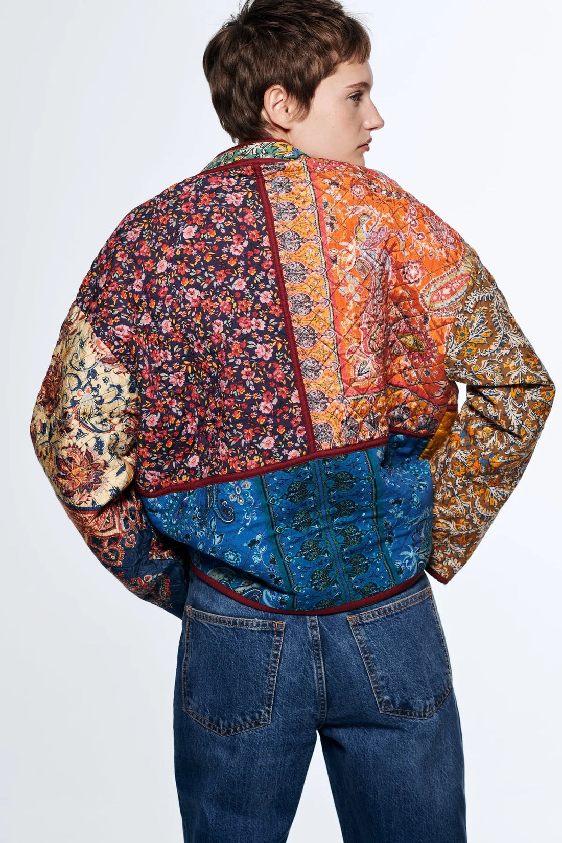 Floral Quilted Jacket/Coat