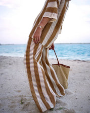 Crochet Striped Two Piece Set