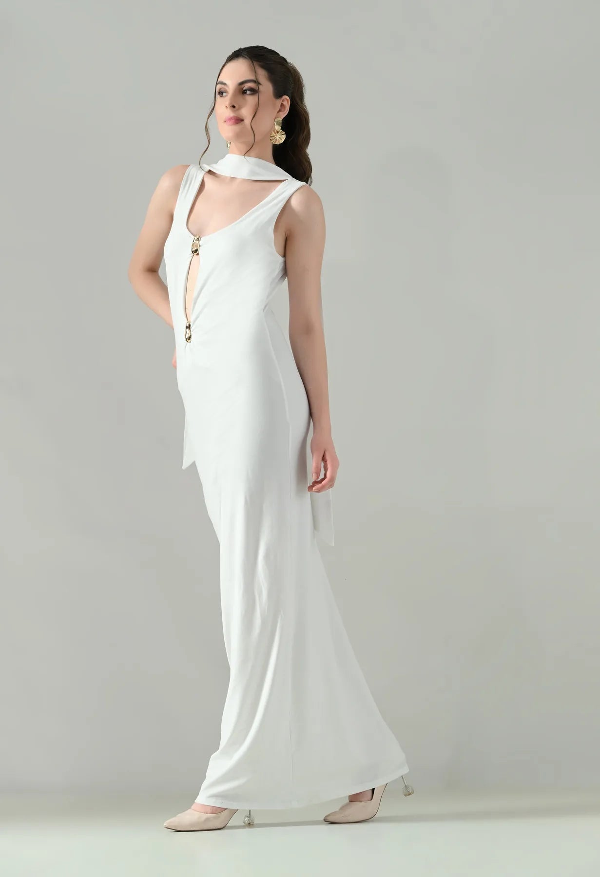 Golden Grace Maxi Dress