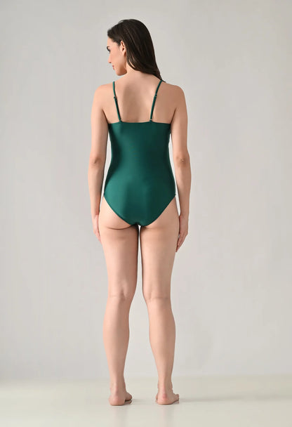 Palm Knot Monokini With Sarong