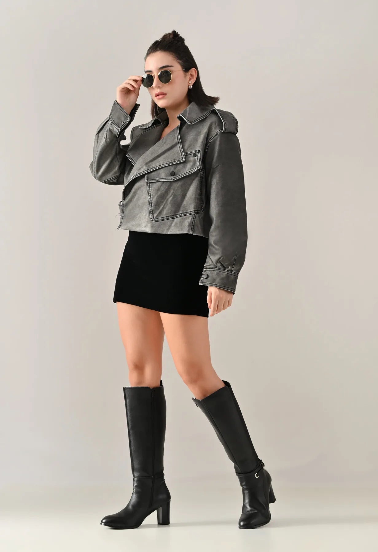 Urban Edge Leather Jacket