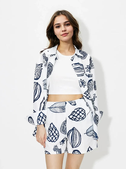 All Over Printed Two-Piece Set