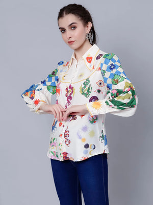 Mystic Animal Printed Shirt