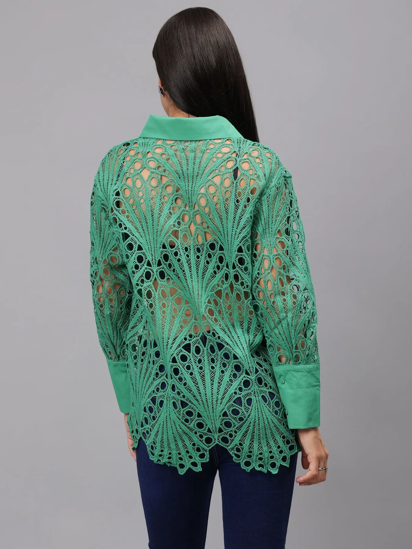 Lace Oversize Shirt