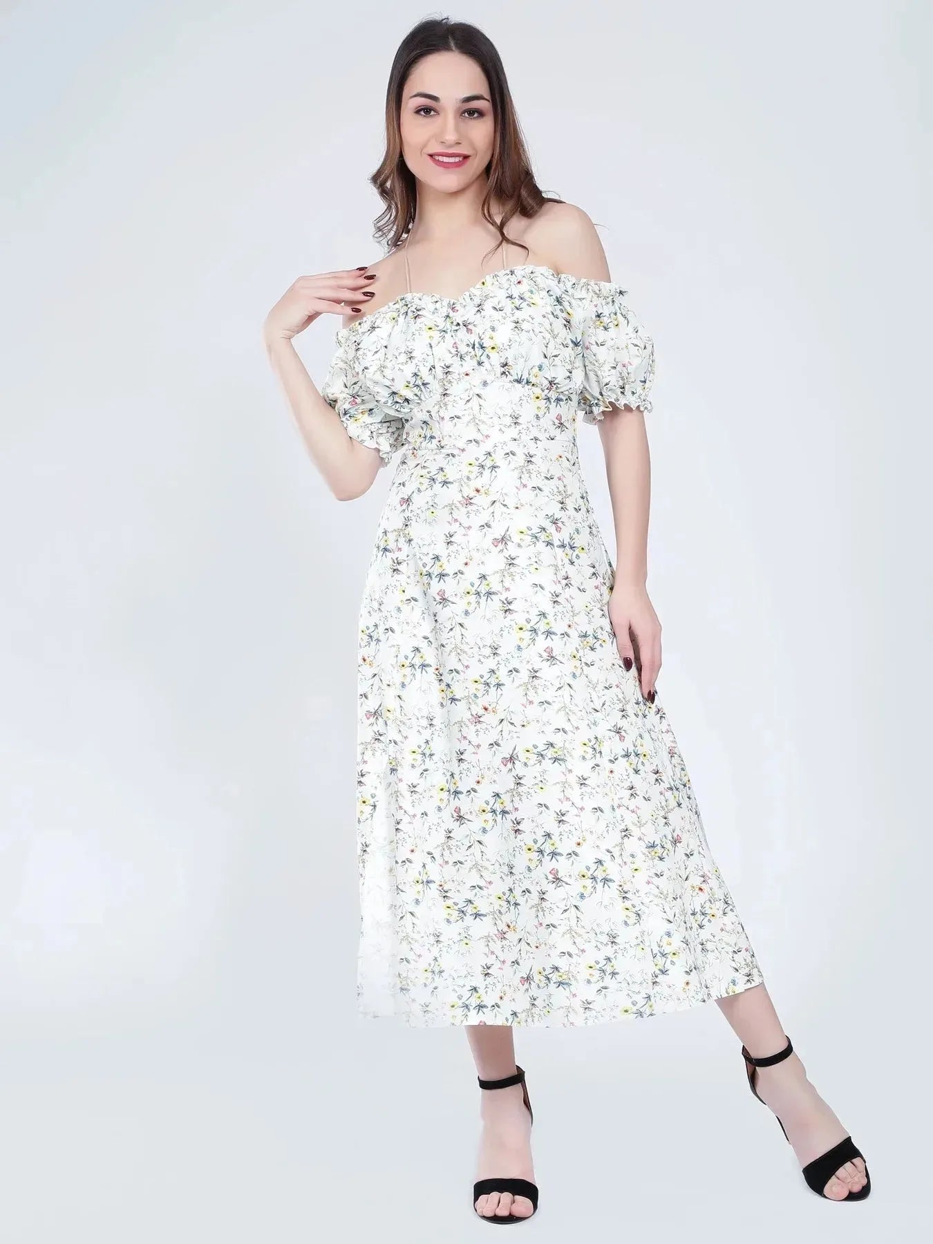 Ditsy Flower Print Dress