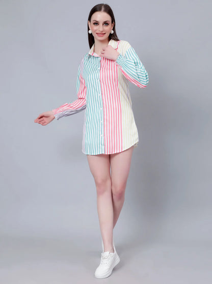 Multi Color Striped Shirt