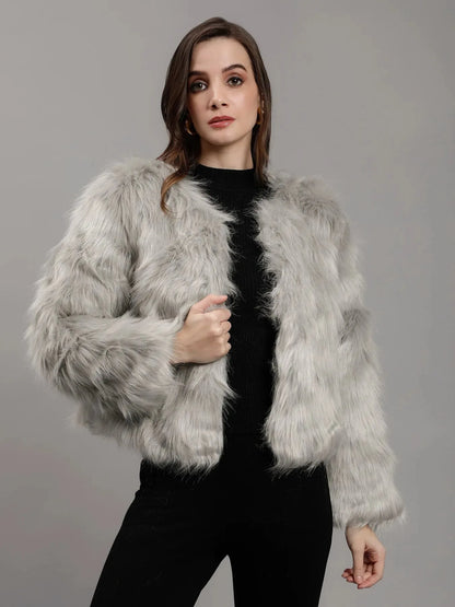 Luxurious Faux Fur Coat