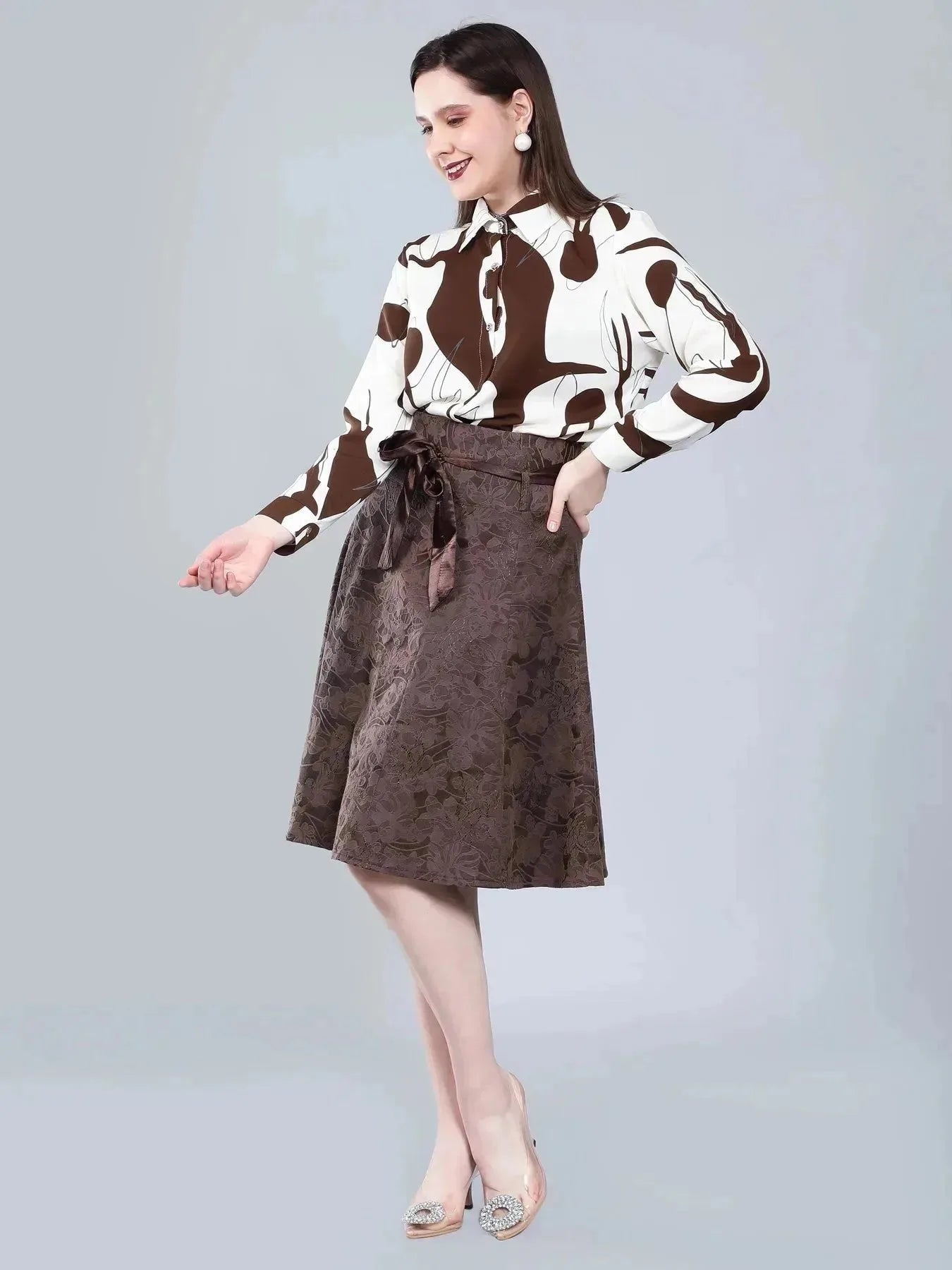 Vortex Print French Shirt