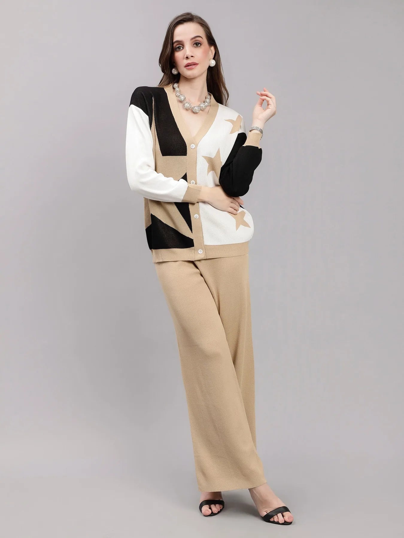 Star Knit Two Piece Set