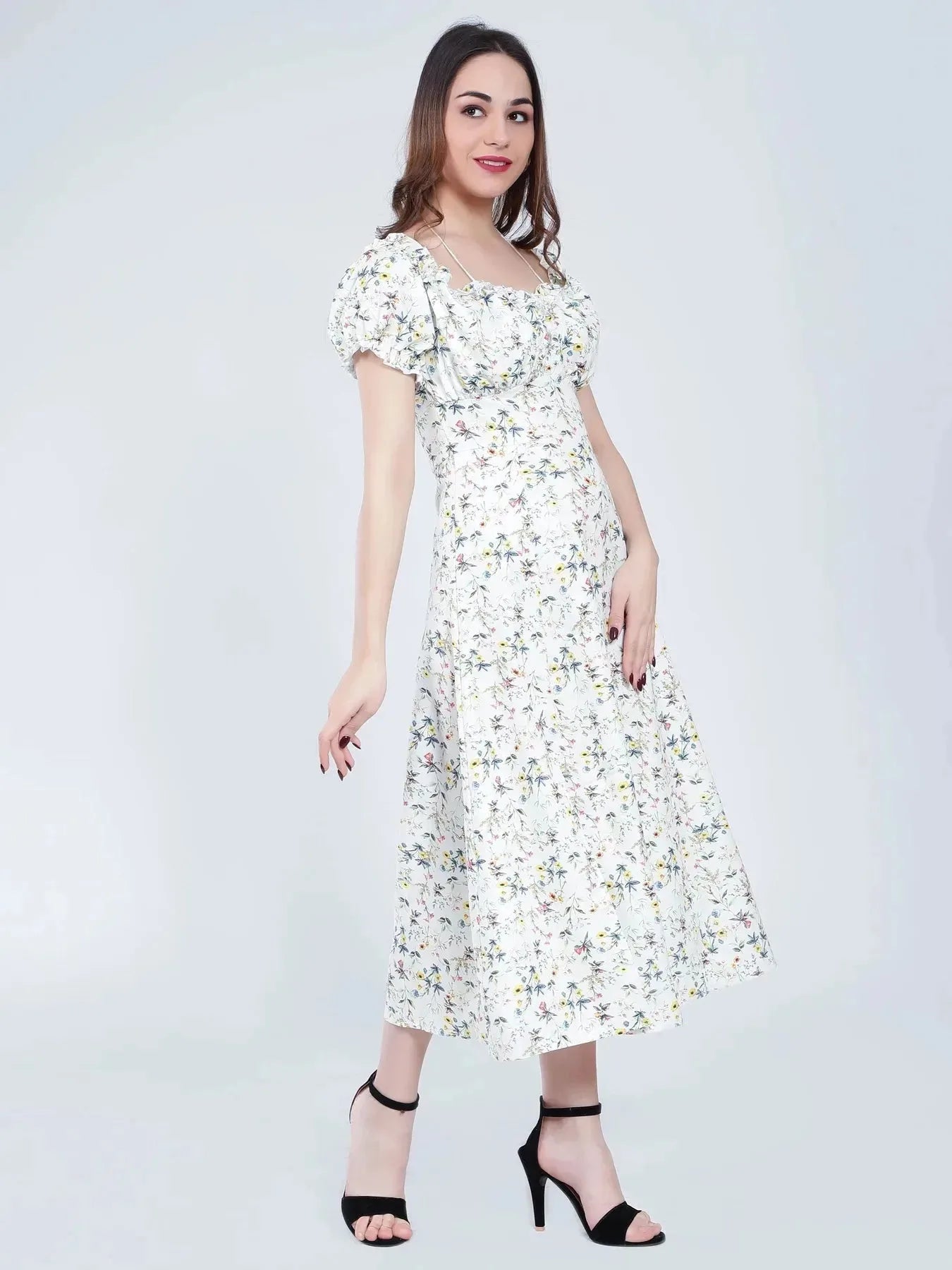 Ditsy Flower Print Dress