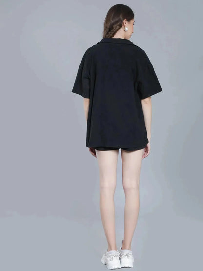Shirt Shorts Two-Piece Casual Set