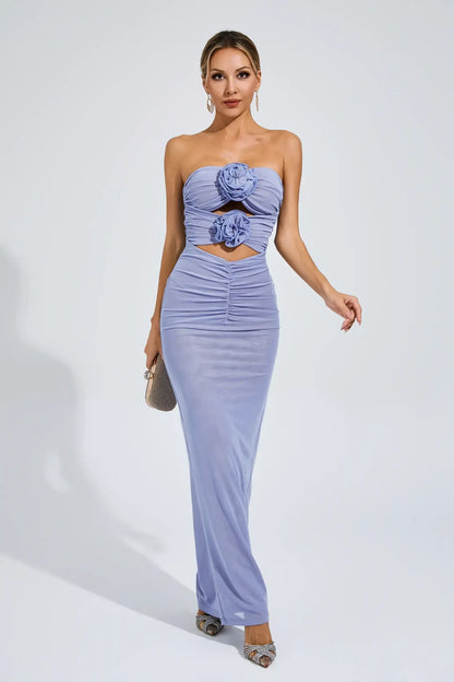 Cut-Out Tube Maxi Dress