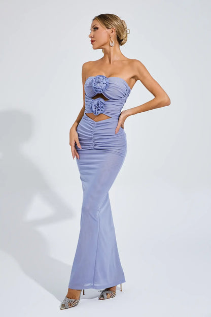 Cut-Out Tube Maxi Dress