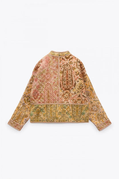 Floral Quilted Jacket/Coat