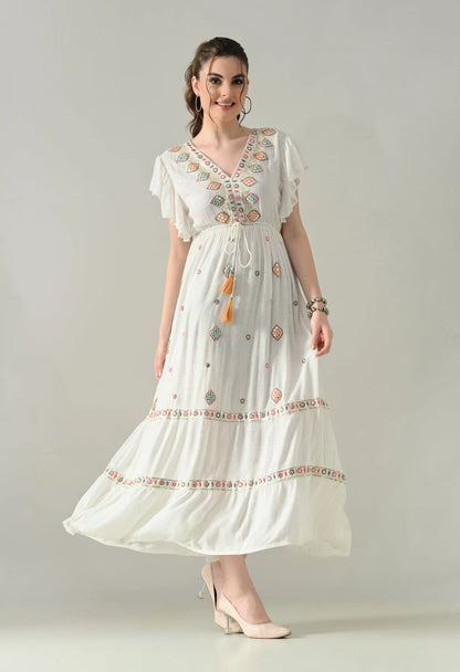 Mirror Charm Maxi Dress