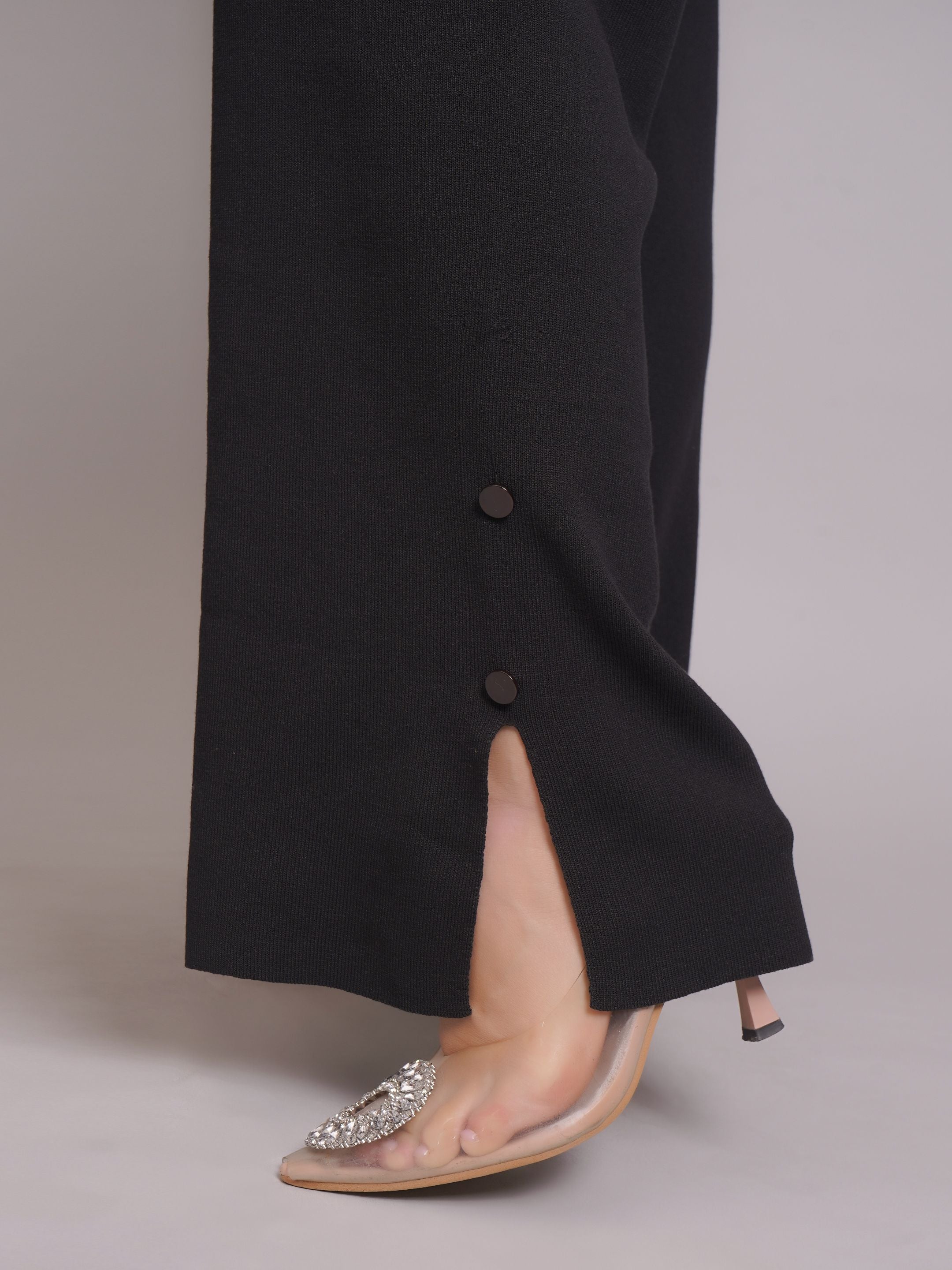 Buttoned Two-Piece Set