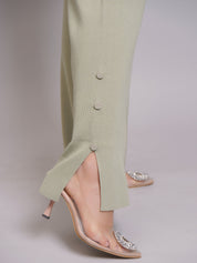 Buttoned Two-Piece Set