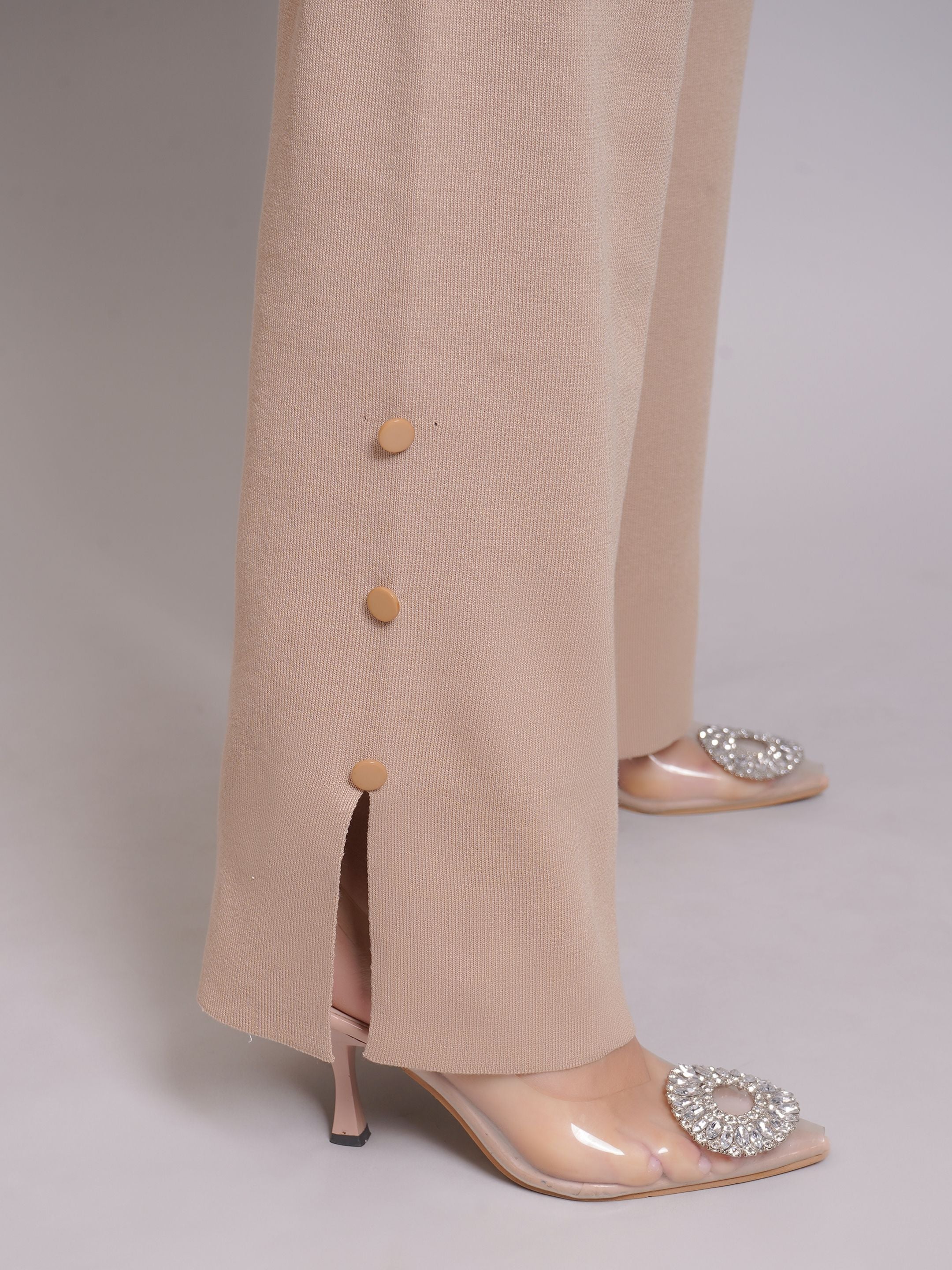 Buttoned Two-Piece Set