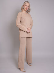 Buttoned Two-Piece Set