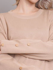 Buttoned Two-Piece Set