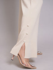 Buttoned Two-Piece Set
