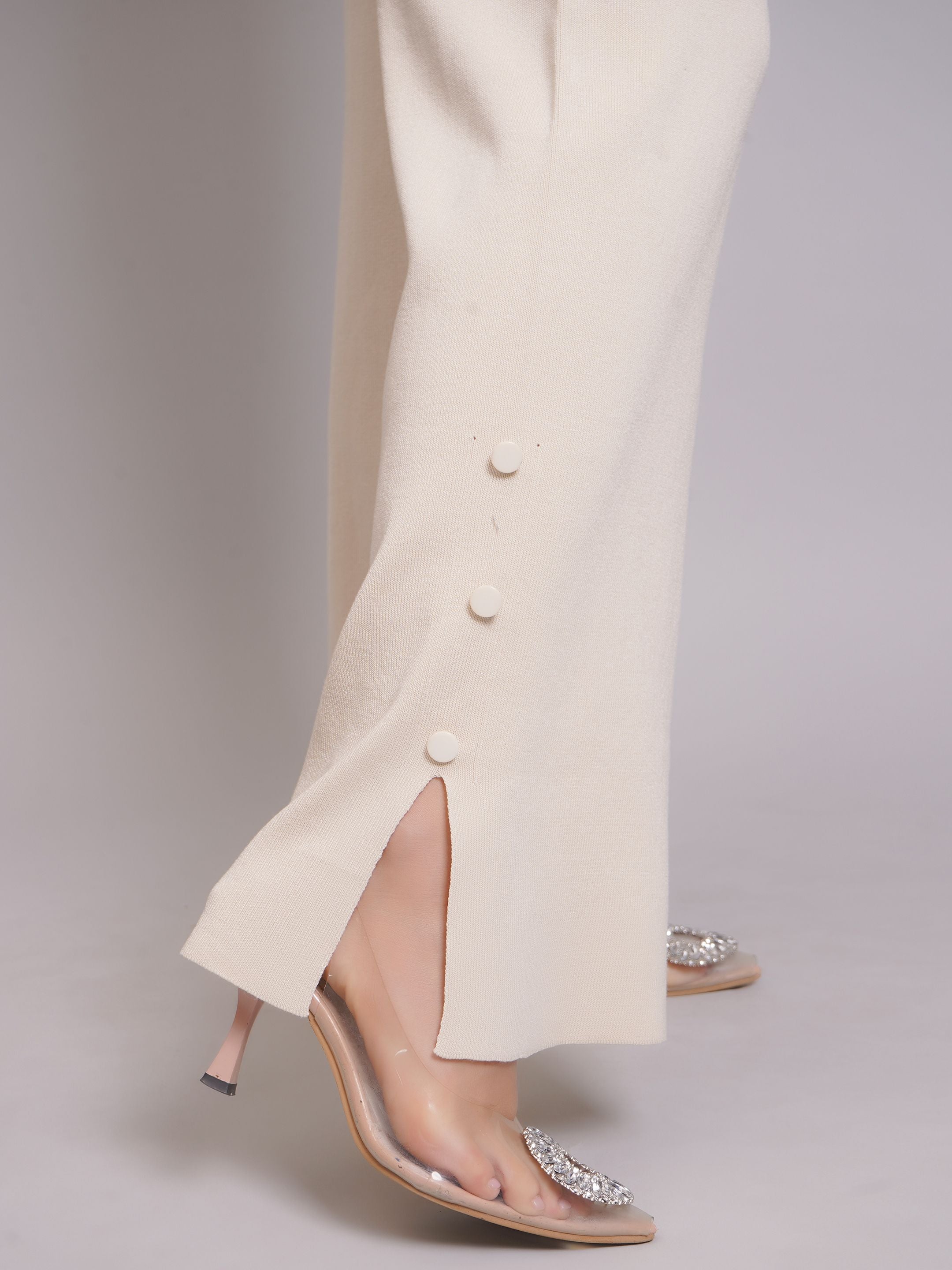 Buttoned Two-Piece Set