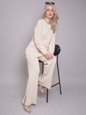 Buttoned Two-Piece Set