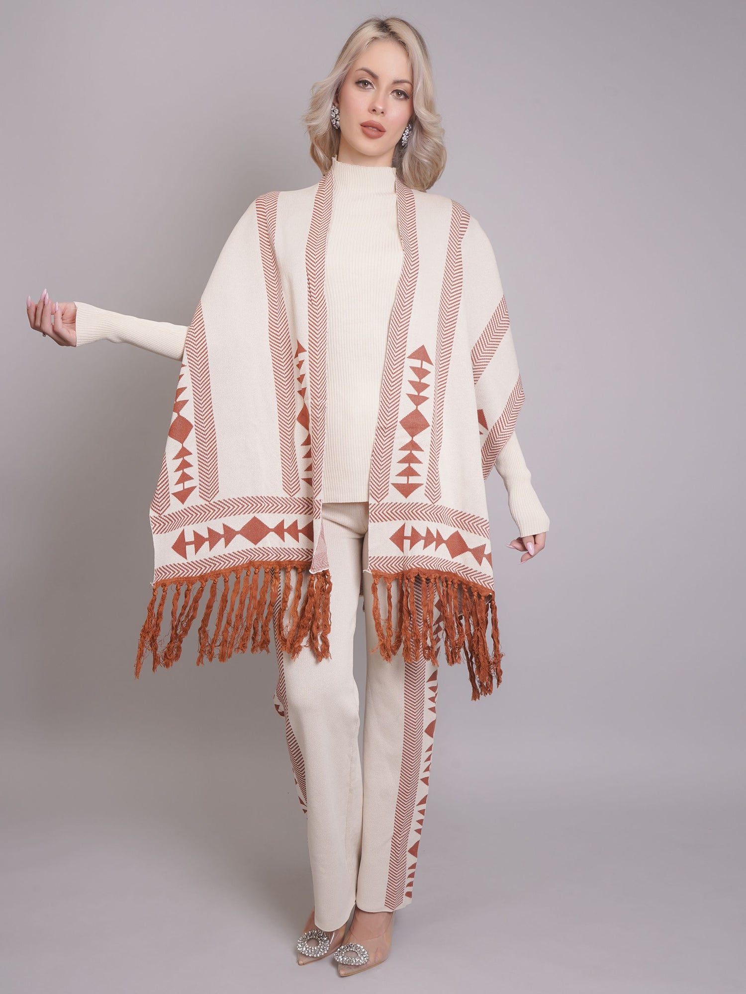 Aztec Printed Three Piece Set