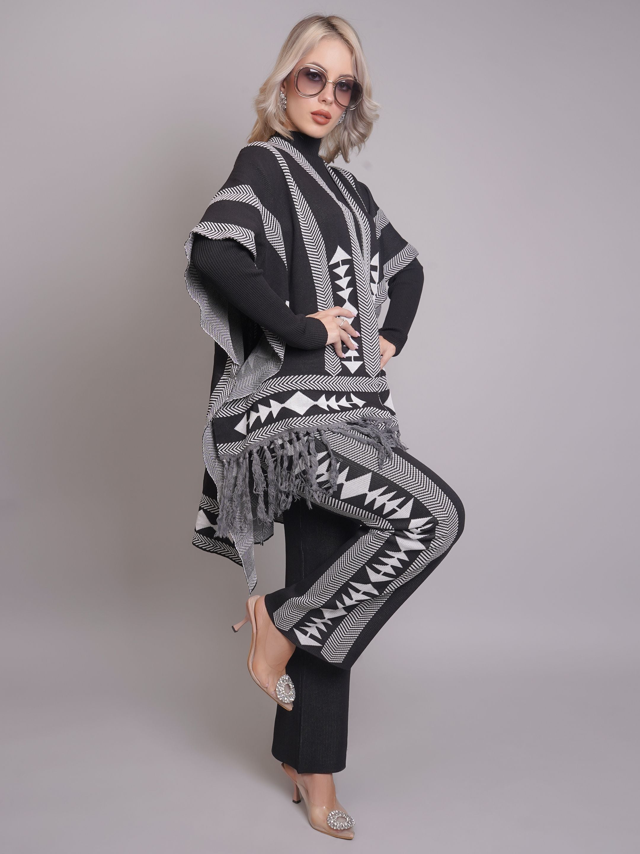 Aztec Printed Three Piece Set