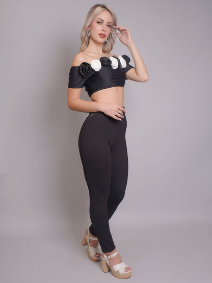 High Waisted Fitted Jeggings